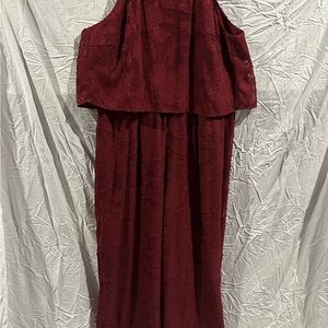 Elegant Burgundy romper
